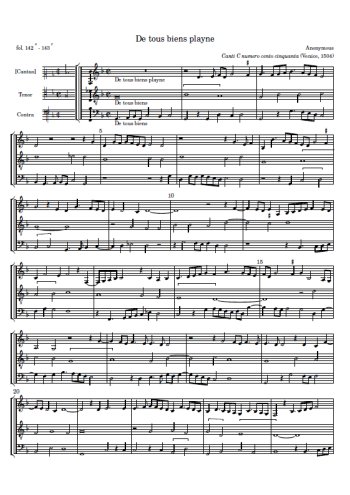 De tous biens playne